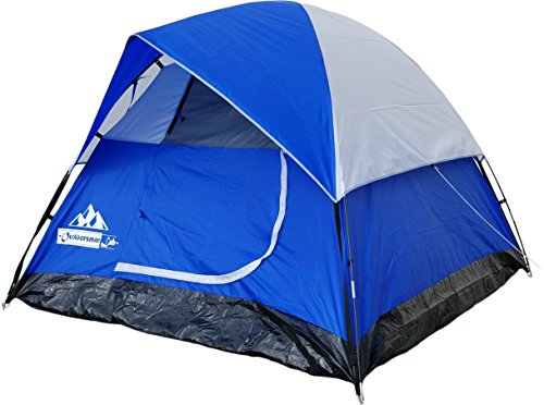 OutdoorsmanLab 3 Person Tent For Camping, Backpacking, Mountaineering -lightweight, Easy Setup Water-resistant Dome Family Camping Tent w/ Great Storage Space