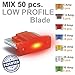 50 pcs. Smart Glow When Blown Car Fuse Super MINI LOW PROFILE LP Blade. Auto Fuse Assortment Automotive Kit Replacement Fuses. PREMIUM Box. CARAX FUSE Wire Indicator Illuminating Fuses.
