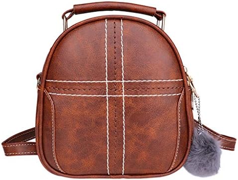 Women Fashion Handbags Tote Bag Satchel Tote ，Fashion Solid Color Hairball Crossbody Bag Shoulder Bag Hand Bag Tote