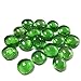 CYS EXCEL Green Glass Flat Marble Beads Gemstone Vase Fillers, 5.1 LBS, Approx. 7.5 Cups, Multiple Color Choices