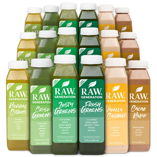 Raw Generation 3Day Lower Sugar Juice Cleanse 47 Less Sugar Than