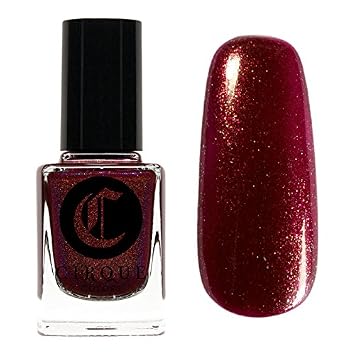 Amazon Com Cirque Colors Nail Lacquer Dark Red Shimmer Polish
