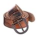 Buvelife Men's Leather Belt Vintage with Pin Buckle Casual