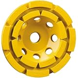 DEWALT DW4774 4-1/2-Inch Double-Row Diamond-Cup Grinding-Wheel