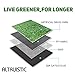 ALTRUISTIC Premium Artificial Grass Drainage Holes & Rubber Backing 70 oz Realistic Synthetic Grass Mat Extra-Heavy & Soft Pet Turf Fake Grass for Dogs or Outdoor Decor, 28in X 40in（7.7 Square ft）