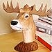 Best-mall Creative Wood Hand Carved Eyeglass Holder-Hold Most Style of eyewears-Great Gift for Anyone (Deer)