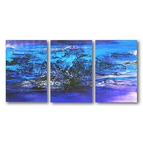 3 Panel Abstract Color Pictures Home Wall for...