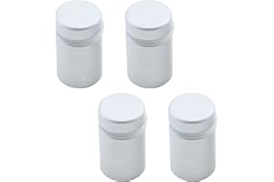 Woogim 4 PCS Side Clamp Standoffs Satin Aluminum, Edge Grip Standoffs for Glass, Burglarproof Sign Standoff, Standoffs Hardware, for Acrylic, Glass, PVC, Glass Panel（1-6 mm）