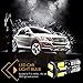 Sunnest 194 LED Super Bright Light Bulbs, 5730 Chipset 12V Car Replacement Interior Lights for Dome Map Door Courtesy License Plate Lights, T10 Wedge W5W 168 194 2825 10-SMD White Bulbs (Pack of 10)
