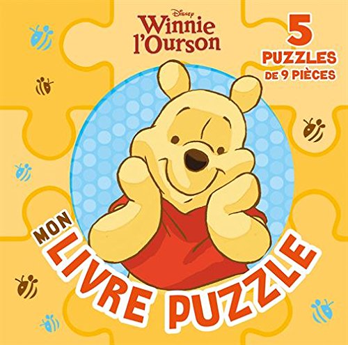 Winnie l'ousron, mon livre puzzle : 5 puzzles de 9 pièces by Hachette Jeunesse