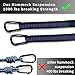 Camping Hammock, Lightweight Portable Garden Double Hammocks - Premium Nylon Parachute Hammock with Tree Straps for Backpacking Travel Beach Yard