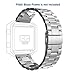 TBFUNNY Fitbit Blaze Band, Replacement Stainless Steel Band Strap Only for Fit bit Blaze Smart Fitness Watch (Match Link Removal Tool), Silver