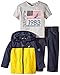 Nautica Boys' 3 Piece Set Shell Jacket Outerwear Set