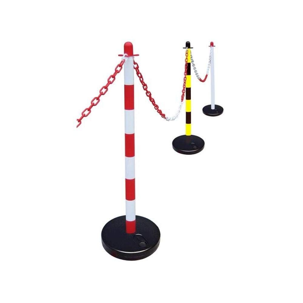 Faithfull FAICHPOSTRW Plastic Post for Chain - Red/White. Height: 860 mm. Diameter: 40 mm — image 1