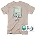 Adventure Time BMO Cartoon Network T Shirt & Exclusive Stickers (Small) Silver