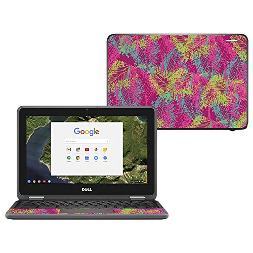 MightySkins Skin Compatible with Dell Chromebook 11" 3180 - Magenta Summer | Pr…