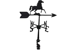 Montague Metal Products 24-Inch Weathervane with Horse Ornament