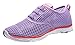 CAIHEE Women's Mesh Lightweight Quick-dry Aqua Slip On Water Shoes
