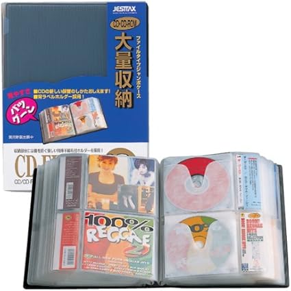 Amazon Co Jp Jesttax Cd Cd Cd Rom ファイルタイプケース Cd 48枚 収納 パソコン 周辺機器