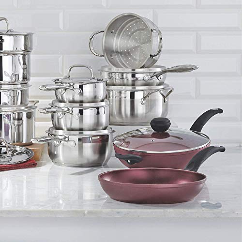 Paderno Classic PFOA Free Nonstick Aluminum Jumbo Cooker with Soft Grip