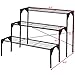 Giantex 3 Tier Metal Plant Display Stand Heavy Duty Freestanding Rack, Blackthumb 3