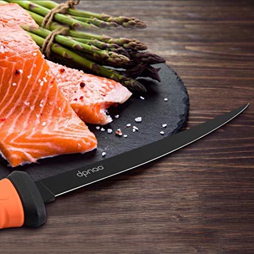 DPNAO Fishing Fillet Knife & Bait Knives, Professional Razor Sharp