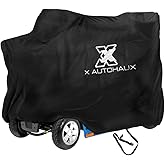 X AUTOHAUX Motorbike Mobility Scooter Cover 210D Oxford Waterproof Snow Rain Sun Protect Cover