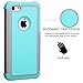 AUMIAU Hybrid Dual Layer Shock Absorbin Armor Defender Protective Cover for Apple iPhone 5C