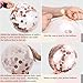 Makkow Rose Gold Balloons - Confetti & Latex Balloons (32 pcs) 12 inch Premium Party Balloons for Bridal Shower Decorations Wedding Birthday Decorations, Balloons for Party ! 2 pcs Ribbon included