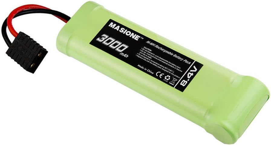 8.4V 3000mAh 7 Cell NiMH RC Battery Flat Fit Deans EC3 Traxxas Plug For RC Car