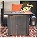 Best Top Selling Propane Gas Fire Pit Table With Cover Lid Patio Deck Porch Pool Outdoor Heater- Beautiful UV Resistant Finish- Powerful Heating 50,000 BTU Contemporary Lovely Beautiful