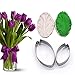 AK ART KITCHENWARE Gum Paste Tulips petal Decoration Tool Leaf and Flower Tool Kit Stainless Steel Cookie Cutter Set Silicone Veining Mold Fondant Sugar Flower Design Tool A350&VM003