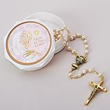 Precious Moments 15 inch First Communion Rosary with Box for Girl