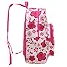 MGgear Pink / Purple Spring Flowers Pattern Daypack Backpack / School Bag