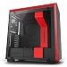 NZXT H700 - ATX Mid-Tower PC Gaming Case - Tempered Glass Panel - Enhanced Cable Management System - Water-Cooling Ready - Black/Red - 2018 Model