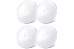 GZV RV Interior Light, RV LED Ceiling Puck Light, 4 Pack 4.5 Inch 10V-30V, RV Boat Interior Light, Dimmable Light for Camper Travel Trailer Motorhome(3000K with Warm White Light)