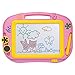 ikidsislands IKS88P [Travel Size] Color Magnetic Drawing Board for Kids, Doodle Board for Toddlers, Sketch Pad Toy for Little Girls (Pink)