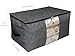 iwill CREATE PRO Large Waterproof Storage Bag for Wardrobe Organizer, Clothes, Garment, Bedding etc. 25.6X15.7X13.8, Dark Gray