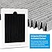 Yesker Replacement Frigidaire Pure Air Ultra Refrigerator Air Filters, Also Fits Electrolux, Compare to Part # EAFCBF PAULTRA, 242061001, 241754001, SP-FRAIR
