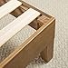 ZINUS Alexia Wood Platform Bed Frame, Solid Wood Foundation, No Box Spring Needed, Wood Slat Support, Easy Assembly, Rustic Pine, Twin