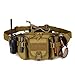 UNISTRENGH Tactical Waist Pack Military Fanny Belt Pouch Waterproof Bum Bag for Outdoor Climbing Fishing Running Hunting