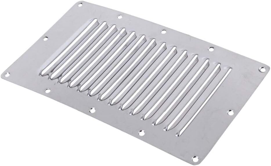 Stainless Steel Boat Deck Louvered Ventilation Vent Cover For Marine 22.5X12.5Cm Buy Online at