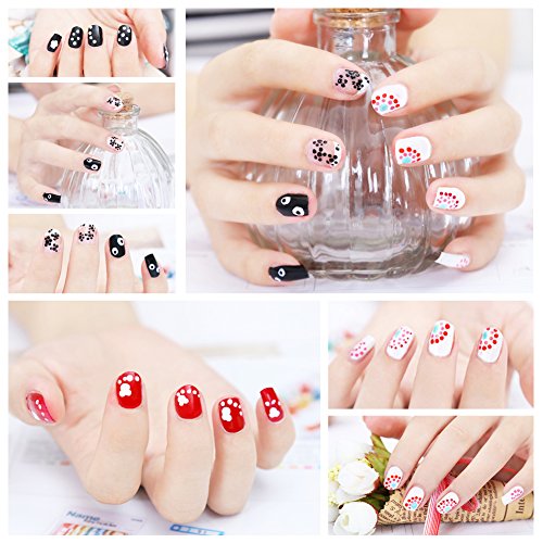 Jocestsyle 20 Pcs Nail Art Design Painting Dotting Drawing Pen Brushes Nail DecorationTool Kit Set