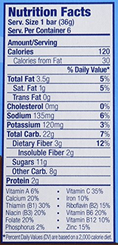 ZBAR – CHOCOLATE BROWNIE – SOFT-BAKED ENERGY SNACK BARS – NON-GMO – 11G WHOLE GRAINS – USDA ORGANIC GRANOLA BARS (6 PACK)