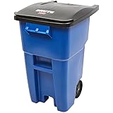 Rubbermaid® Botes de Basura con Llantas - 189lts, Gris: Amazon.com.mx
