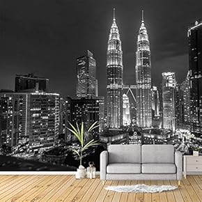 Wall Mural Charming Nightscape Removable Wallpaper Wall Sticker for Bedroom Living Room - 66x96 inches