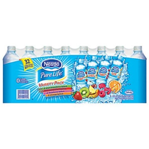 Nestle Pure Life Splash Fruit Flavored Water Variety Pack