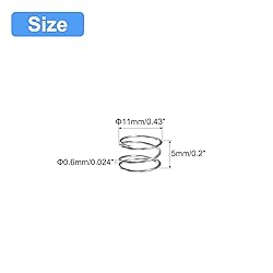 uxcell Compression Spring, 5Pcs 304 Stainless