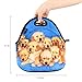 icolor Lovely Small Dogs Neoprene Insulated Waterproof Cooler Box Container Soft Case lunchbox Handbag Work Travel Outdoor Thermal Lunch Tote Bag Office Storage Pouch Food Carrying YLB-56