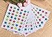 SBYURE 5250 Pieces Star Stickers Self-Adhesive Stickers for DIY Crafts Marking Work, Gold, Silver, Mix